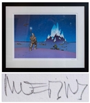Moebius Signed Crystal Limited Edition Serigraph -- Large Artwork Measures 31.625 x 25.25 Framed, in Near Fine Condition